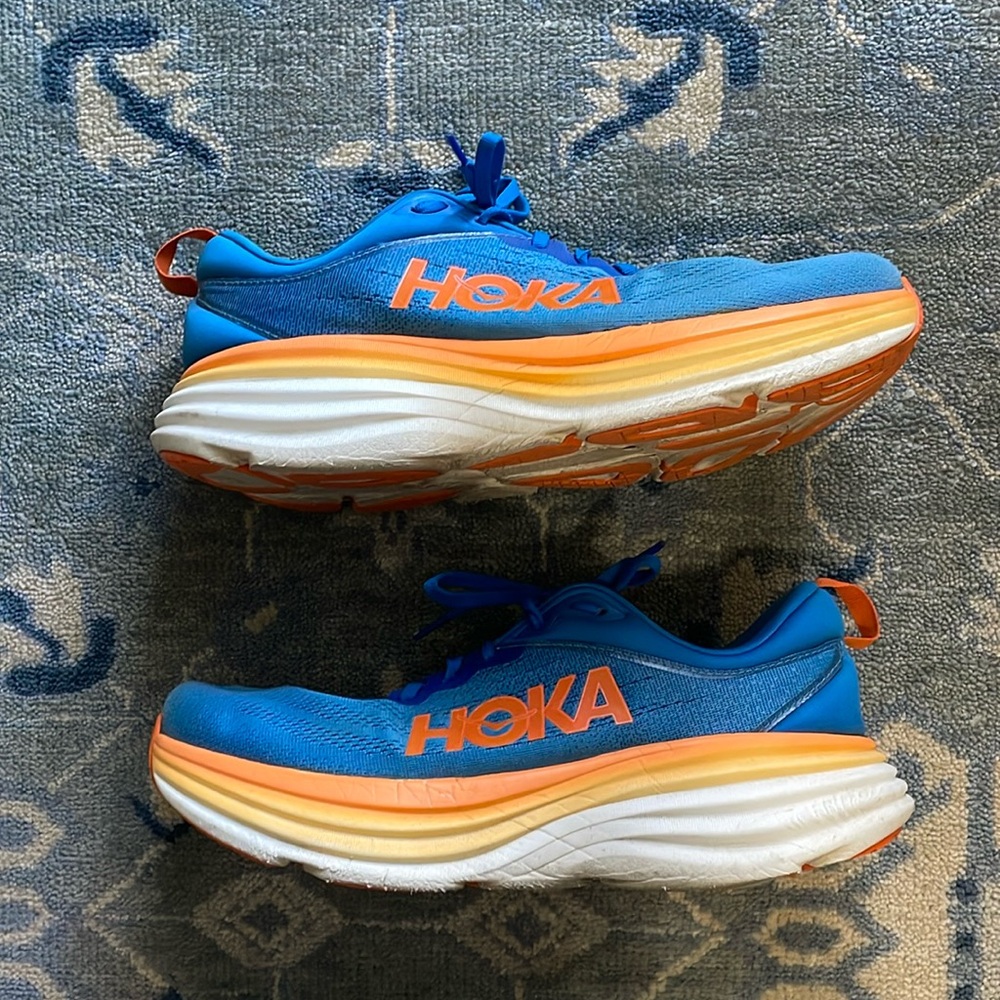 Hoka Bondi 8 Coastal Sky / Vibrant Orange